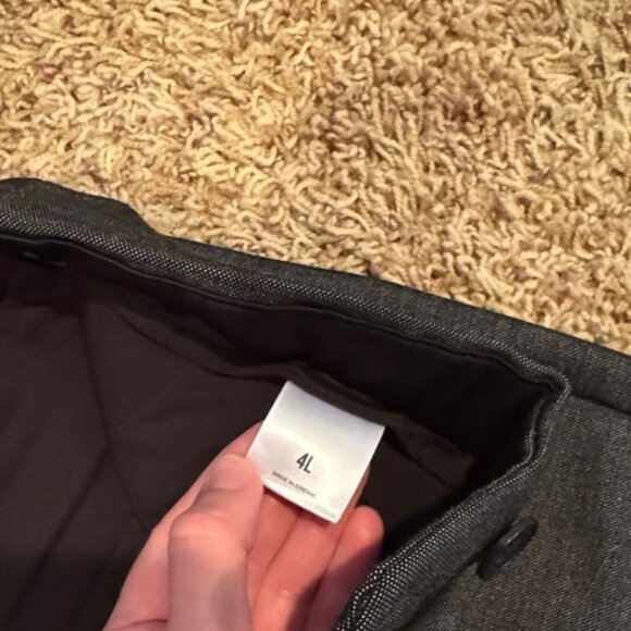 Woman’s heather dark grey Dress Pants - Picture 3 of 6